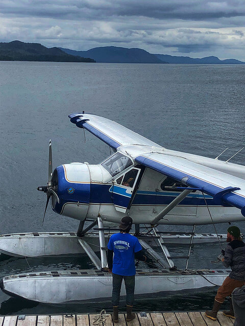 float plane waterfall resort alaska, taquan air alaska, sport fishing lodge