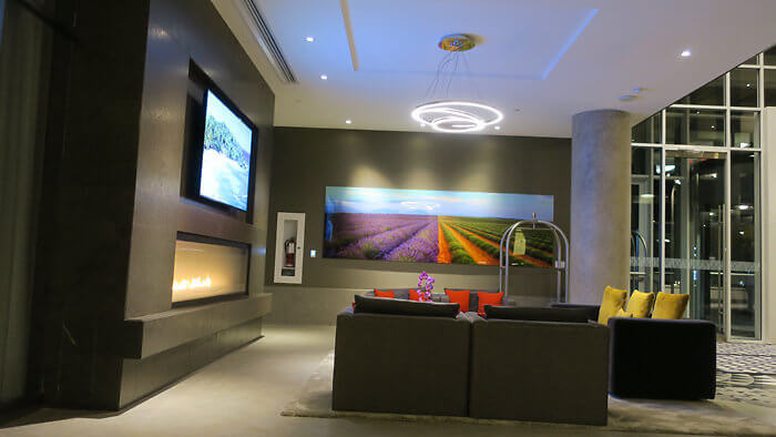 Hotel X Toronto interior lobby entrance