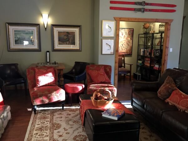 Lobby, Prairie Creek Inn, Rocky Mountain House, Alberta Canada