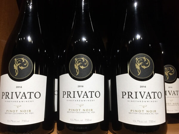 Privato wines, Kamloops, BC, Canada