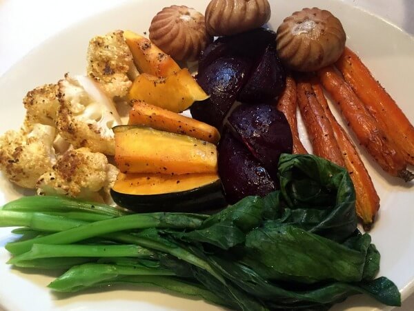 Vegetable plate, Farm Table Inn, Cowichan Valley, BC Canada