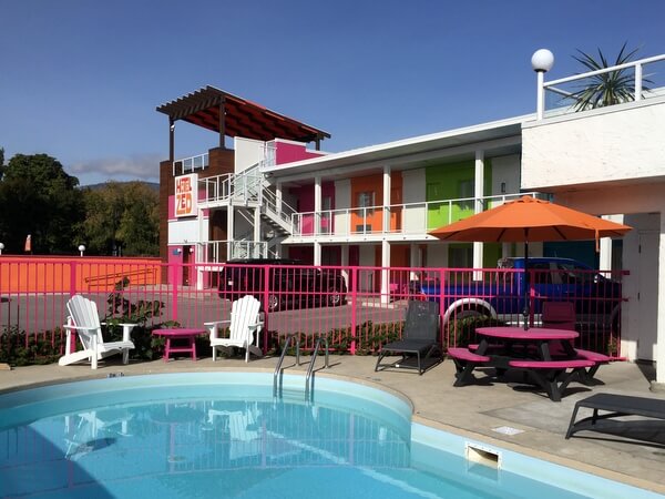 Pool, Guest room2, Hotel Zed, Kelowna BC Canada