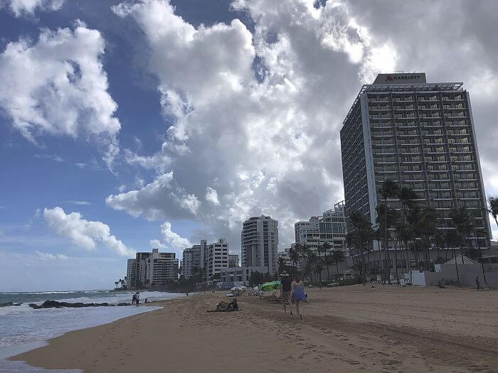 beach side of Marriott San Juan