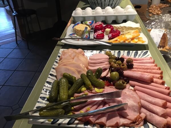 Breakfast buffet, Inn on the Lake, Whitehorse, Yukon, Canada