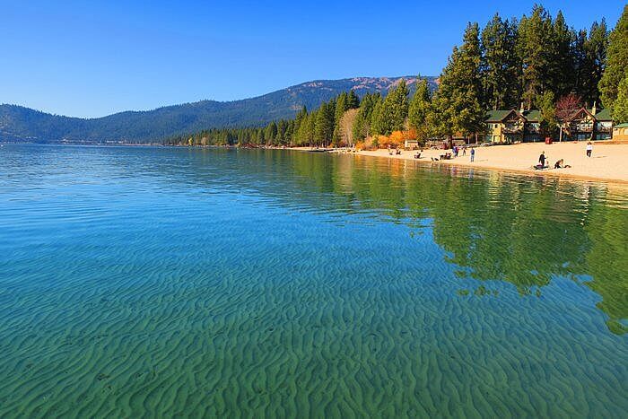 North Lake Tahoe private beach