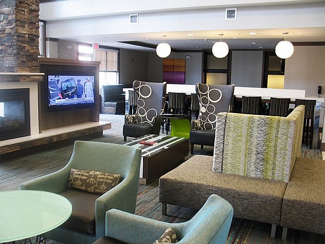 Lobby, Residence Inn by Marriott Decatur Forsyth, Illinois (Photo by Susan McKee)