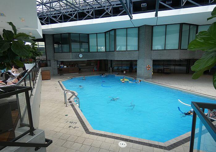 heated indoor swimming pool Montreal hotel