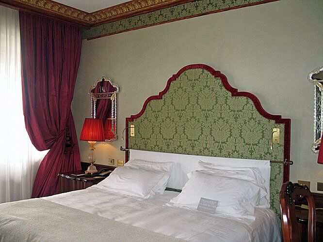 bedroom, Hotel Danieli, Venice, Italy (Photo by Susan McKee)