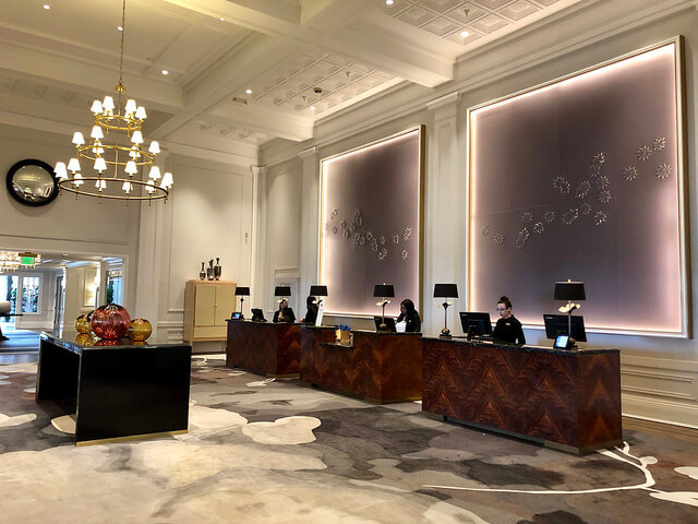 claremont club & spa fairmont hotel, clairmont fairmont hotel lobby, claremont hotel renovation