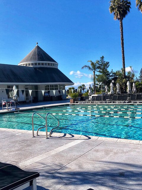 claremont club and spa resort swimming pool, fairmont hotel swimming pool, berkeley hotel pool