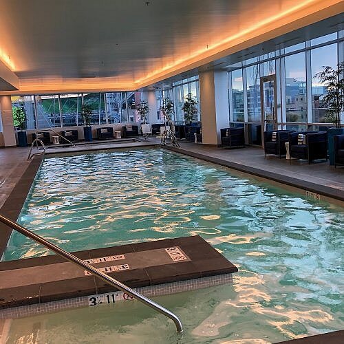 swimming pool at Embassy Suites Pioneer Square Seattle