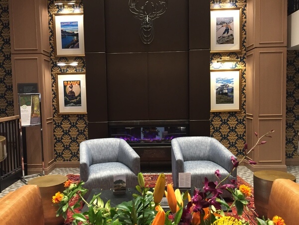 Lobby, Mount Royal Hotel, Banff, Alberta, Canada