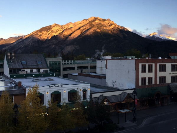 Banff views, Mount Royal Hotel, Banff, Alberta, Canada