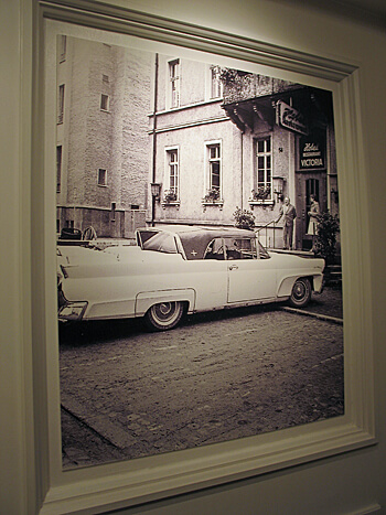 Vintage Photo, Hotel Victoria, Freiburg, Germany