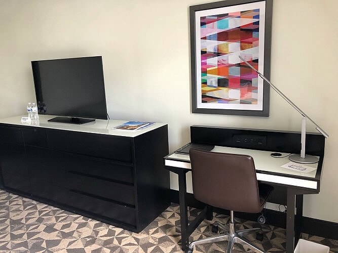 work space at hilton downtown Miami