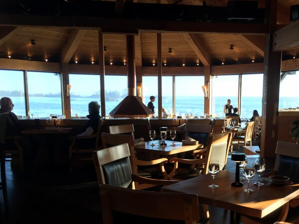 Pointe Restaurant, Wickaninnish Inn, Tofino BC Canada