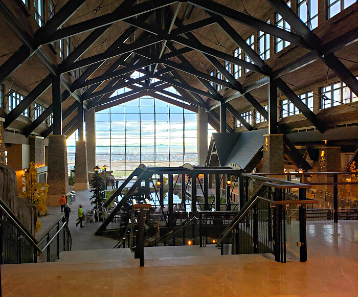 View from Grand Lobby at Gaylord Rockies Resort & Convention Center