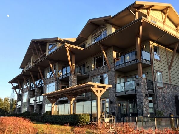 Exterior, The Beach Club, Parksville BC Canada