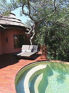 Suite with Plunge pool at Thanda Safari Lodge