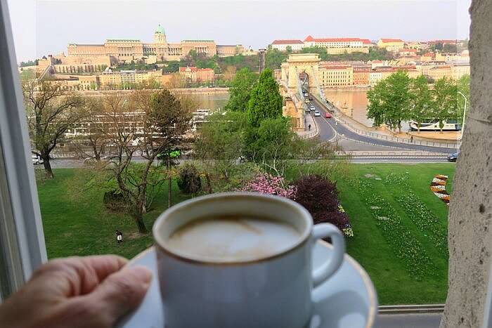 Morning coffee with the views