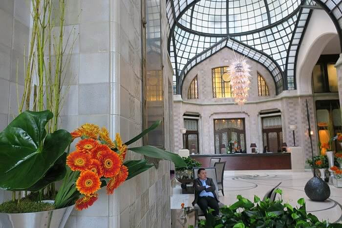 Lobby Four Seasons Hotel Gresham Palace Budapest