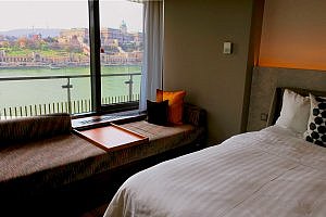 Budapest Marriott Twin River View Room Window