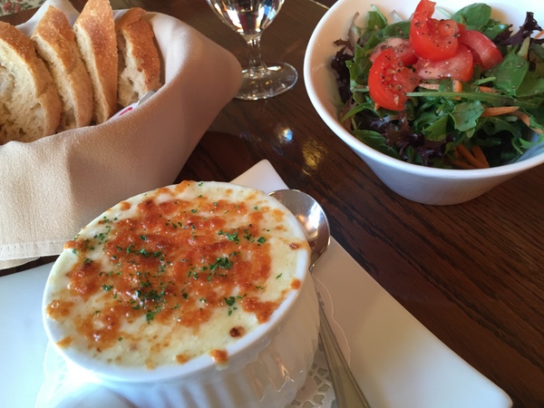 Seafood chowder, Chateau Lamontagne, Sainte-Anne-des-Monts, Gaspé, Quebec Canada