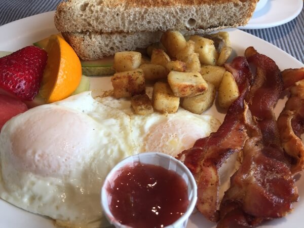 Breakfast, Centre D'Art Marcel Gagnon, Sainte-Flavie, Gaspe, Quebec Canada