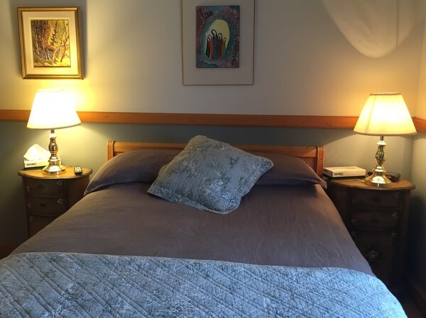 Guest room, Centre D'Art Marcel Gagnon, Sainte-Flavie, Gaspe, Quebec Canada