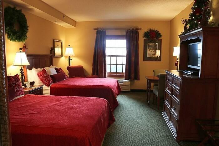 The Inn at Christmas Place, guest room, Pigeon Forge