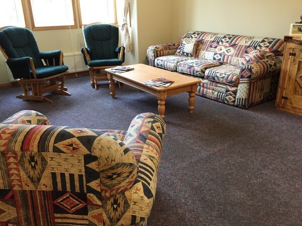 Parlor, Aurora Inn, Dawson City, Yukon Canada