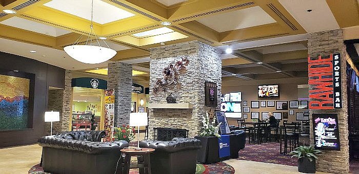 Dining options at the Hotel elegante raw hide bar chill zone colorado springs