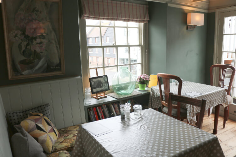 Dining room at Old Borough Arms in Rye, England