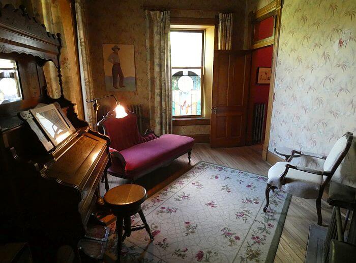 historic furniture at Elling House Inn Montana