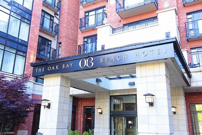 Oak Bay Beach Hotel Entrance