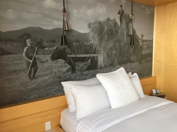 Guest room, Le Germain Charlevoix Hotel, Baie Saint-Paul, Quebec Canada 