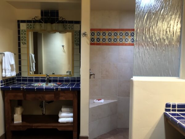 Guest bath, Hacienda del Sol, Tucson, Arizona