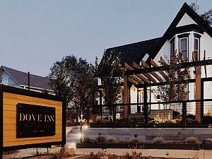 A west Denver favorite, take time to visit The Dove Inn, a boutique hotel in Golden, Colorado. Photo: Dove Inn