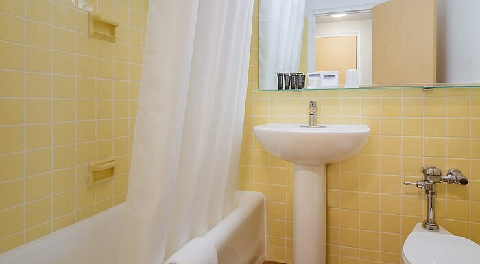 Hotel Pennsylvania Restored Original Bathroom