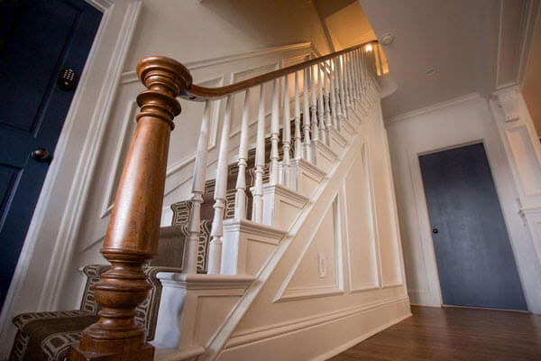 Our Aspen Suite accommodations at the Dove Inn in Golden, Colorado, were up the stairs, second door to the left. Photo: Dove Inn Golden