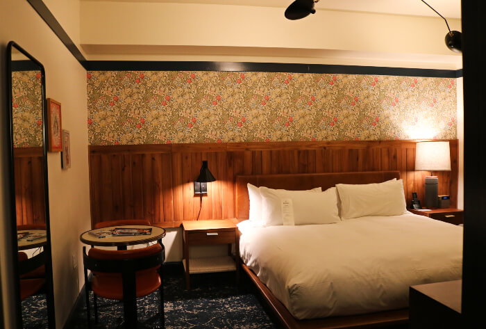 Guest room at Hotel Revival