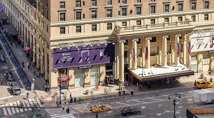 Hotel Pennsylvania aerial view