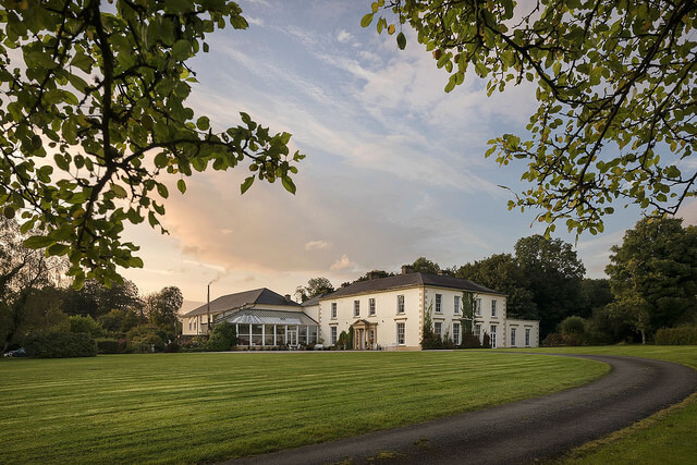 Exterior of Castle Grove Country House near Donegal, Ireland