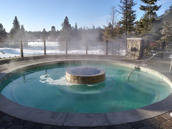 Tamarack hotel hot tub