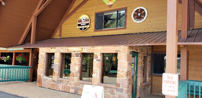 Check in for Indian Peaks Lodge at Snow Mountain Ranch, Granby, Colorado