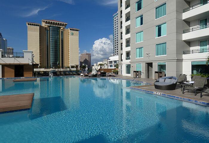 downtown Tampa hotel pool