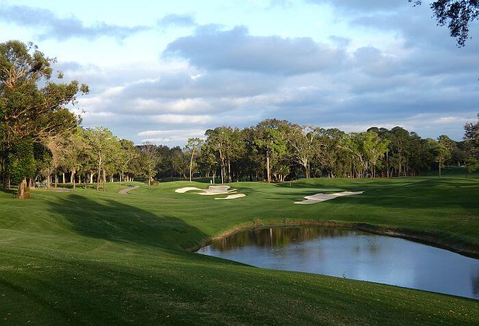 Hole 15 at Copperhead golf course Florida