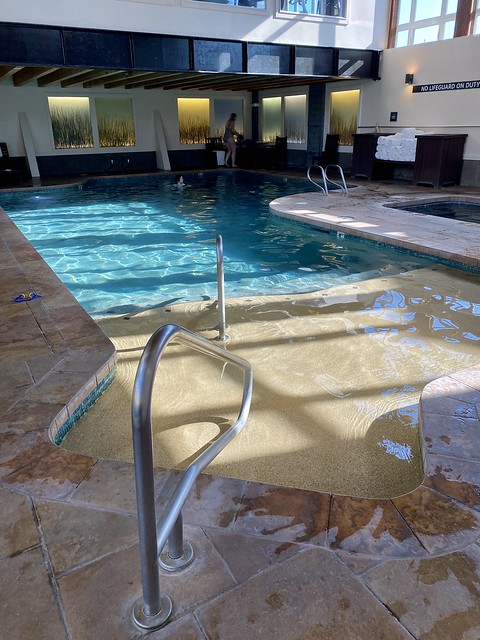 Surfsand Resort indoor pool. 