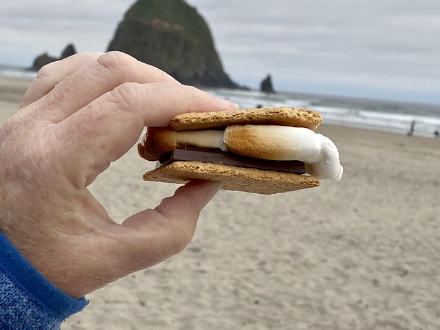 S'more with Cannon Beach Oregon Surfsand views.