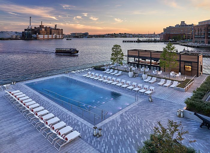 Sagamore Pendry pool on the harbor